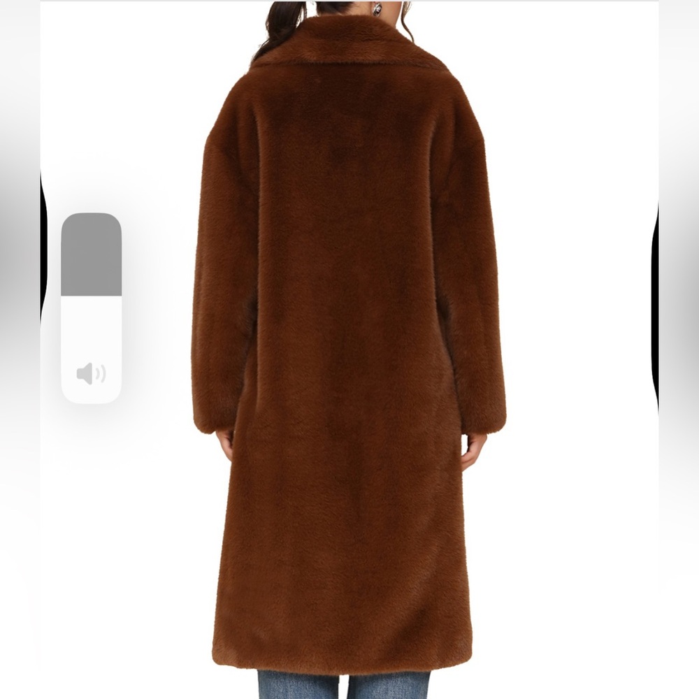 Avec Les Filles oversized faux fur coat - Picture 7 of 14